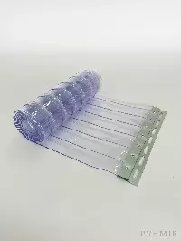 ПВХ завеса ламель морозостойкая рифленая 3x300мм, 3,3м